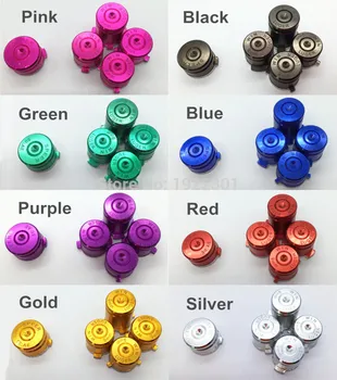 [Акционная цена] Кнопки-пули из алюминиевого сплава 9 мм ABXY bullet buttons + Комплект модов для Microsoft xbox one 1 controller