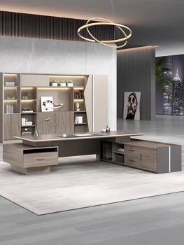Высококачественный роскошный простой современный большой стол, комбинация офисной мебели