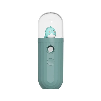 Портативный косметический спрей для лица, USB перезаряжаемый увлажнитель, инструмент для чистки лица, мини-нано-спрей с мультяшными животными