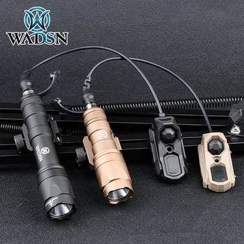 WADSN M300 M600 Комплект Переключателей Фонарика Подходит для 20 мм Picatinny MLOK KEYMOD Rail Металлический Светодиодный Светильник Для Страйкбола Охотничьего Оружия