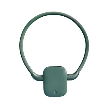 Спортивный Вентилятор для шеи, ручной многофункциональный USB-зарядка, мини-вентилятор без листьев, зажим для талии, открытый
