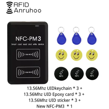 Новый Считыватель полного шифрования и декодирования NFC PM3 RFID, Дубликатор смарт-чиповых карт, 13,56 МГц, Устройство записи 1K Значка для ключей, Копировальный аппарат для меток S50