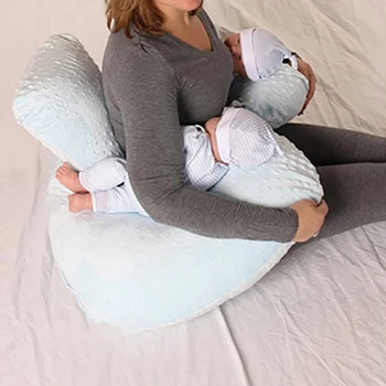 Детская подушка, пузырчатая Съемная накладка для кормления близнецов, Мягкая детская подушка против выплевывания молока, Многофункциональная подушка для грудного вскармливания