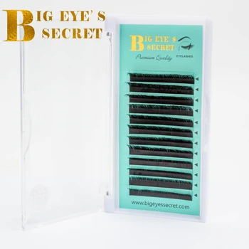 Big eye's Secret 12 рядов Индивидуальных Средств Для Наращивания Ресниц Classic Volume Накладные Профессиональные Норковые Ресницы Для Наращивания Ресниц