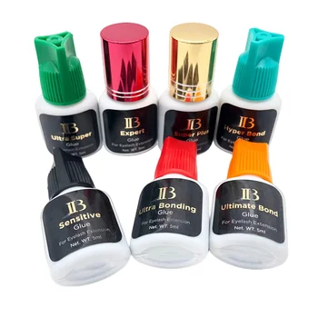 5 Бутылок клея IB Для наращивания накладных ресниц Индивидуальный Корейский клей для сильных ресниц Оптом Профессиональные инструменты для макияжа