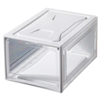Ящик для хранения обуви Прозрачная Коробка Для Обуви Контейнерный Шкаф Кроссовки Домашний Органайзер Дисплей