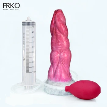 Анальная пробка FRKO Squirt, Форма женских Половых губ, Пухлые мышцы, Силиконовые Фаллоимитаторы Для женщин, игрушки для взрослых, Вагинальная мастурбация, Секс-игры