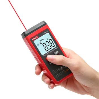 UNI-T UT306A ЖК-дисплей Мини ИК-термометр, Лазерный Цифровой термометр, Промышленный измеритель температуры, Бесконтактные инфракрасные инструменты