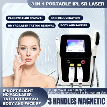 2023 Самая низкая цена IPL 3 в 1 Постоянная портативная машина IPL OPT для удаления волос RF-лазером, Многофункциональная машина для омоложения кожи