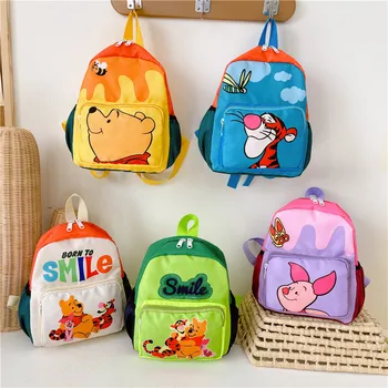 2023 Новая детская сумка, школьная сумка для детского сада, Модный рюкзак с мультяшным медведем, Детский рюкзак для путешествий и отдыха