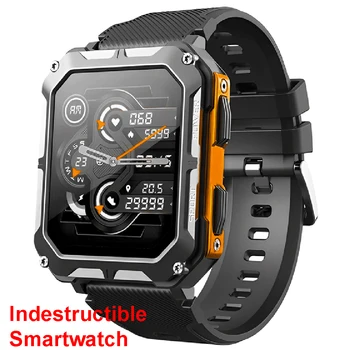 C20Pro Смарт-часы Мужские Спортивные Smartwatch IP68 Водонепроницаемый Bluetooth-вызов 380 мАч Срок службы 123 спортивных режима 1,83 Дюйма 2023