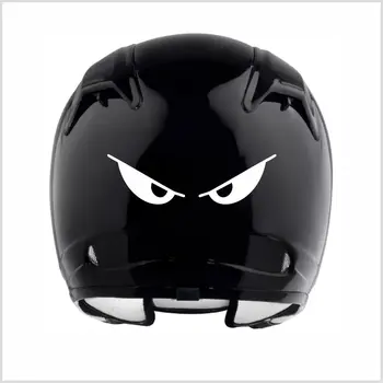 Светоотражающая наклейка для автомобиля Evil Eyes Наклейка в форме мотоциклетного шлема Персонализированная Декоративная Наклейка Автомобильные Аксессуары Оптом