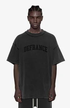 Новая Топ-версия Винтажной футболки Arnodefrance с буквенным принтом и слоганом, Мужские и женские футболки из хлопка Европейского размера, футболки ADF