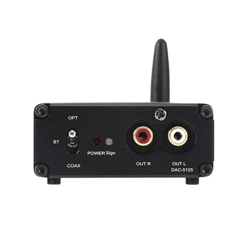 APTX-HD Bluetooth 5.1 Декодер QCC5125 ES9038Q2M Коаксиальный Волоконный RCA Модуль DIY Домашний Кинотеатр