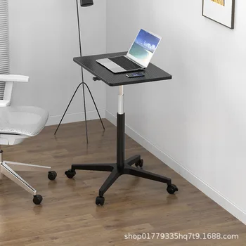 Мобильный подъемный прикроватный столик Офисное рабочее место Стол для ноутбука Студенческое общежитие Маленький письменный стол для Ленивого человека