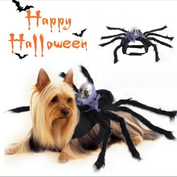 Одежда для Хэллоуина, Одежда для домашних животных, Одежда с пауком на груди, спине, для кошек и собак, Одежда для трансформации маленьких и средних размеров, многоцветная