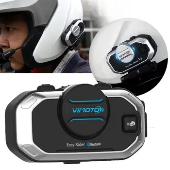 Английская версия Easy Rider Vimoto V8 Гарнитура шлем Мотоциклетные Стереонаушники Для мобильного телефона и GPS радио 2 способа