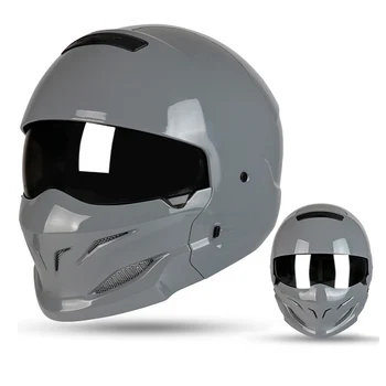 Ретро Мотоциклетный шлем Национальный стандарт Сертификации 3C Мужской Летний Полушлем Для Езды На мотоцикле Scorpion Полный шлем