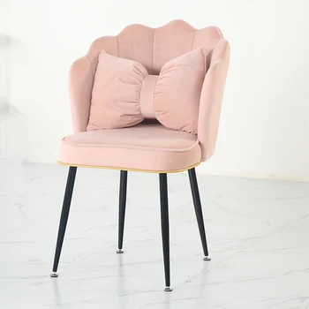 Расслабляющие индивидуальные обеденные стулья, стол в скандинавском стиле, эргономичный обеденный стул для спальни, садовый шезлонг, мебель для дома ZY50CY