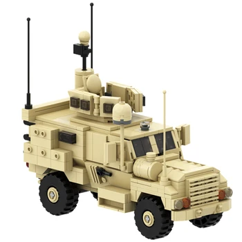 MOC Military MRAP Для взрослых, Строительные блоки, Армейская машина для защиты от Засады, Сборка Кирпичей, Детские развивающие игрушки, Коллекция Кирпичей