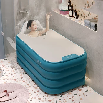 Портативная ванна Складная ванна Надувная Удобная Ванная Комната Ведро для ванны для ног Piscina Inflavel Аксессуары для сауны YYY25XP