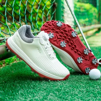 Мужская профессиональная обувь для гольфа, Классическая спортивная обувь для прогулок на открытом воздухе, Мужская нескользящая обувь для гольфа, Размер 39-47