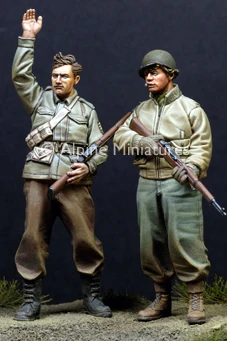 набор моделей 1/35 из смолы, набор пехоты США Второй мировой войны (2 фигурки)