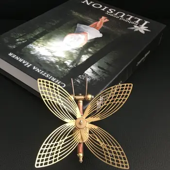 Паровая техника, Имитация насекомых, Бабочка, Креативный взрослый подарок ручной работы, орнамент - Готовый продукт