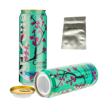 Безопасная банка для перекачки зеленого чая, банка Orangeade, скрытый безопасный случайный ароматизатор с пакетом для защиты от запаха пищевых продуктов