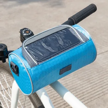 Сумка для верховой езды с сенсорным экраном, Водонепроницаемая велосипедная сумка, ультралегкая велосипедная передняя сумка, сумка для электрического скутера, Велосипедная сумка, Аксессуары для велосипедов
