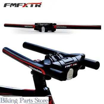 Модификация велосипедного руля FMFXTR Портативный складной MTB руль 620 мм 25,4/31,8 горизонтальная ручка с надписью 