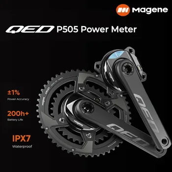Шатунный набор Magene Road Bike P505 Измеритель мощности на основе Паука 110BCD IPX7 Водонепроницаемый Шпиндель Со Встроенным 4-Болтовым кольцом цепи Долговечность