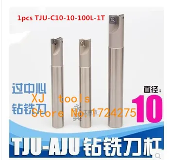 (AJU) Инструменты для сверления отверстий и фрезерования TJU C10-10-100, Инструменты для токарной обработки фрез, для использованных твердосплавных пластин CCMT060204