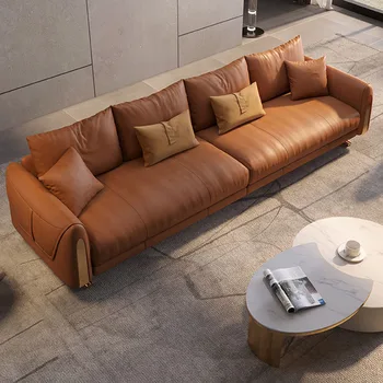 итальянский минималистский диван с металлической ножкой, мягкие удобные бархатные u-образные подлокотники для взрослых, диван для гостиной, канапе-салон, мебель для дома