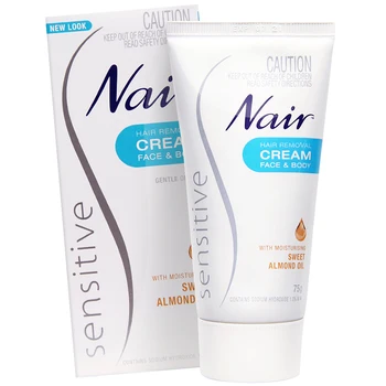 Австралийский крем для удаления волос Nair Sensitive Мягко и быстро удаляет волосы вокруг чувствительных зон Крем для удаления волос