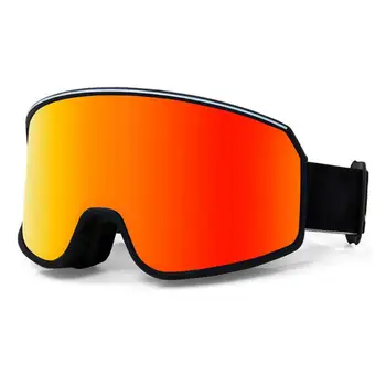 Лыжные очки, мужские очки для сноуборда, женские зимние солнцезащитные очки для улицы, UV400, Двухслойные линзы, Противотуманные лыжные очки