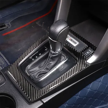 Для Subaru Forester 2013 2014 2015 0216 2017 2018 Мягкая карбоновая панель центрального управления автомобиля, накладка, наклейка, автомобильные аксессуары
