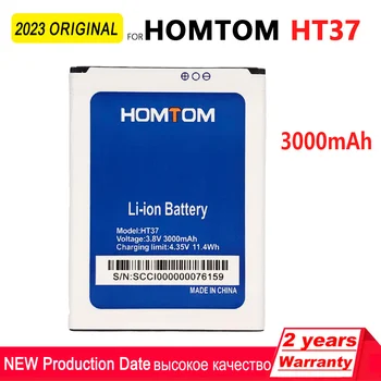 100% Оригинальная Аккумуляторная батарея для телефона 3000mAh HT37 Для HOMTOM HT37/HT37 PRO Высокого качества С номером отслеживания