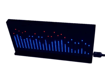 AS1424 Профессиональный дисплей музыкального спектра Голосовое управление Светодиодная ритмическая лампа Электронное производство оптического кубика своими руками