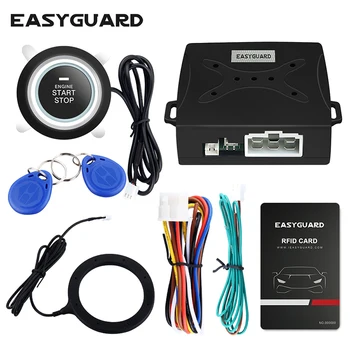 Автосигнализация EASYGUARD RFID на заказ EC004 с кнопкой start stop универсальный транспондер иммобилайзер