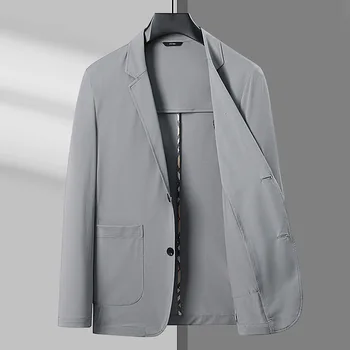 6840-2023, новый маленький костюм, мужская корейская версия облегающего костюма, мужской молодежный пиджак, деловой тренд