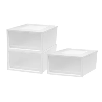 Коробка-комод, белая, набор из 3 предметов