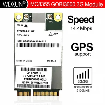 Разблокированный Sierra Wireless MC8355 GOBI3000 Стандартной версии PCI-E 3G WCDMA HSDPA UMTS GNSS модуль поддерживает GPS