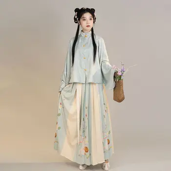 Традиционный Женский костюм Феи Ханфу для Косплея, Китайский древний костюм, Одежда для народных танцев, Весеннее Новое Милое платье