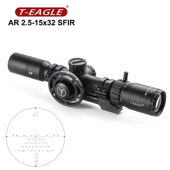T-EAGLE Optics AR 2,5-15x32 ИК-Прицел Для Пневматического Оружия, Тактические Оптические Прицелы, Страйкбольные Прицелы Для Охоты С Креплениями