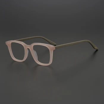 Новая модная оправа для очков из матового ацетата для мужчин, классические дизайнерские оптические очки для чтения при близорукости, женские очки по рецепту