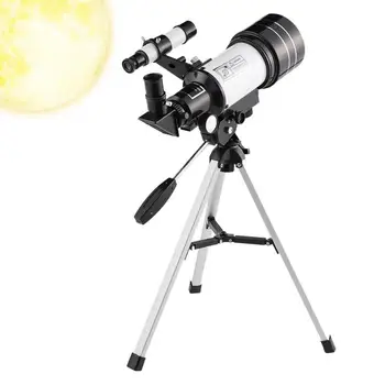 Телескоп для детей, мощный преломляющий телескоп со штативом, технологические гаджеты Moongazing 70 мм, Идеи подарков для мальчиков-подростков