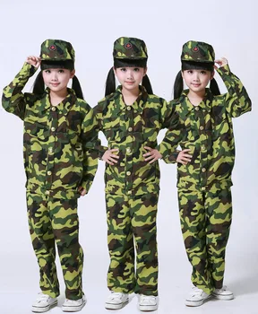 Детская военная форма, Камуфляжная одежда, Тактическая Камуфляжная форма для пейнтбола для детей, военная подготовка в школе на открытом воздухе