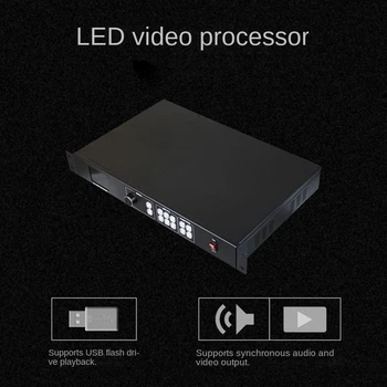 Видеопроцессор Ams-Mvp300s Sdi Интерфейс DVI VGA CV Вход Поддержка Карты Отправки Linsn Светодиодный Дисплей Контроллер UK Plug
