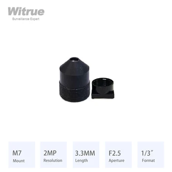Объектив-обскура Witrue M7 CCTV 3,3 мм 2 МП с диафрагмой F2.5 Формата 1/3 